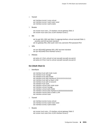 ScreenOS 6.1 Concepts & Examples