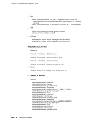 ScreenOS 6.1 Concepts & Examples