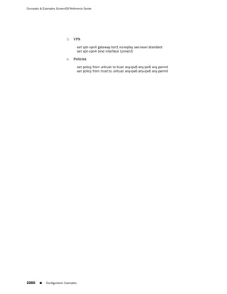 ScreenOS 6.1 Concepts & Examples