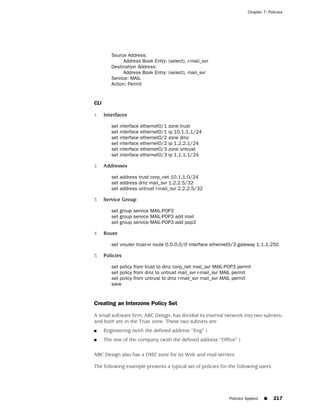 ScreenOS 6.1 Concepts & Examples