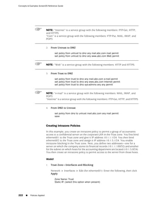 ScreenOS 6.1 Concepts & Examples