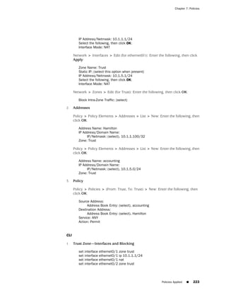 ScreenOS 6.1 Concepts & Examples