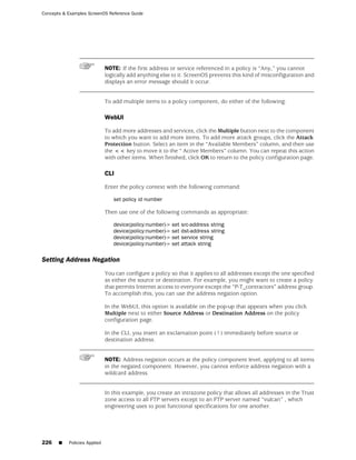 ScreenOS 6.1 Concepts & Examples