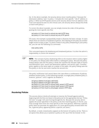 ScreenOS 6.1 Concepts & Examples