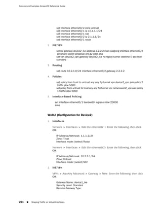 ScreenOS 6.1 Concepts & Examples