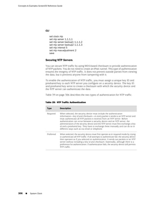 ScreenOS 6.1 Concepts & Examples