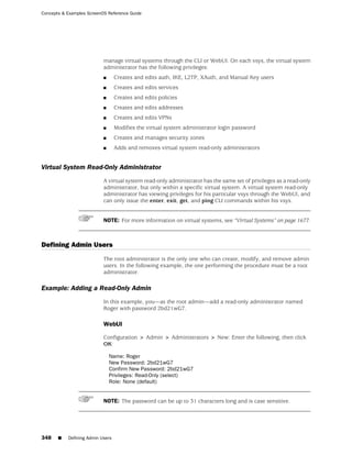ScreenOS 6.1 Concepts & Examples