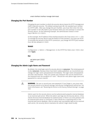 ScreenOS 6.1 Concepts & Examples