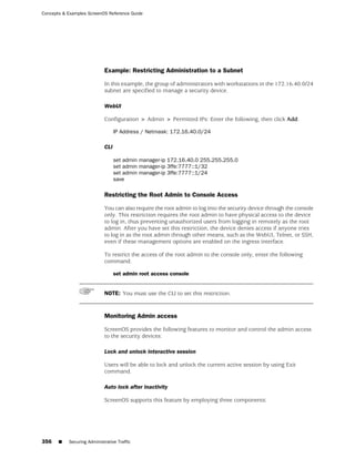 ScreenOS 6.1 Concepts & Examples