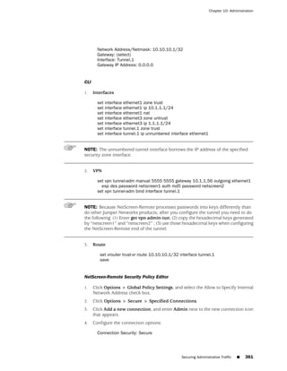 ScreenOS 6.1 Concepts & Examples
