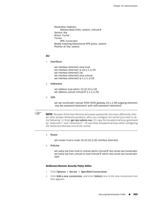 ScreenOS 6.1 Concepts & Examples