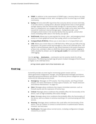 ScreenOS 6.1 Concepts & Examples