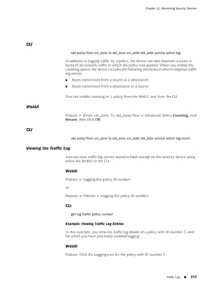 ScreenOS 6.1 Concepts & Examples
