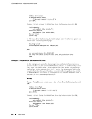 ScreenOS 6.1 Concepts & Examples