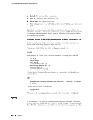 ScreenOS 6.1 Concepts & Examples