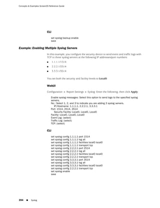 ScreenOS 6.1 Concepts & Examples