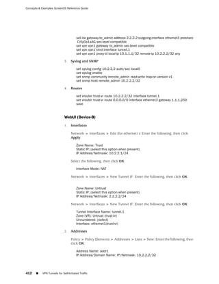 ScreenOS 6.1 Concepts & Examples
