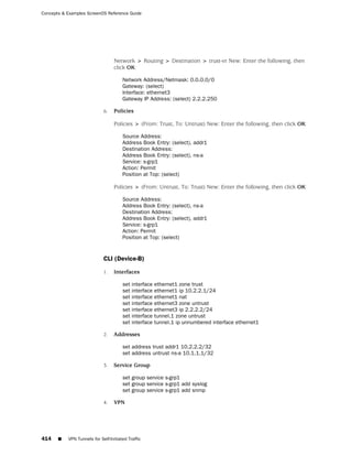 ScreenOS 6.1 Concepts & Examples