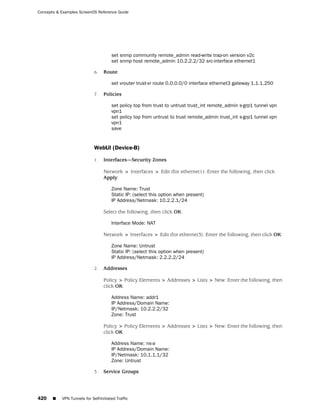 ScreenOS 6.1 Concepts & Examples