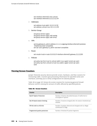 ScreenOS 6.1 Concepts & Examples