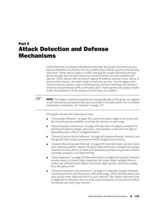 ScreenOS 6.1 Concepts & Examples