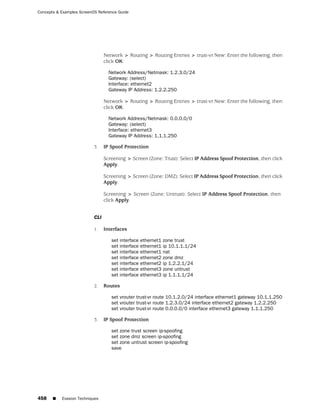 ScreenOS 6.1 Concepts & Examples