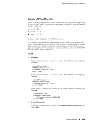 ScreenOS 6.1 Concepts & Examples