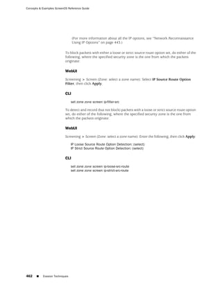 ScreenOS 6.1 Concepts & Examples