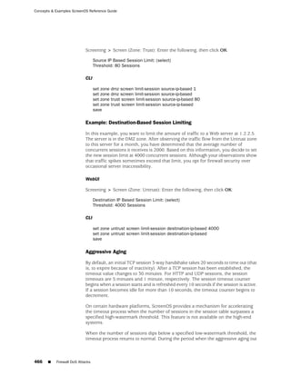 ScreenOS 6.1 Concepts & Examples