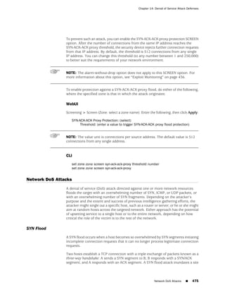 ScreenOS 6.1 Concepts & Examples