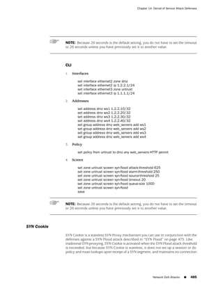 ScreenOS 6.1 Concepts & Examples