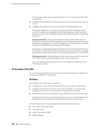 ScreenOS 6.1 Concepts & Examples
