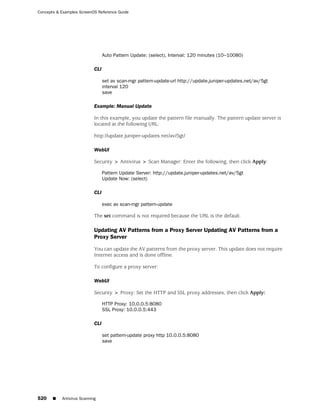 ScreenOS 6.1 Concepts & Examples