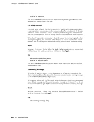 ScreenOS 6.1 Concepts & Examples