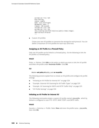 ScreenOS 6.1 Concepts & Examples