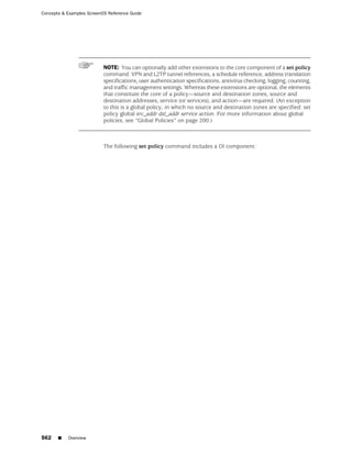 ScreenOS 6.1 Concepts & Examples