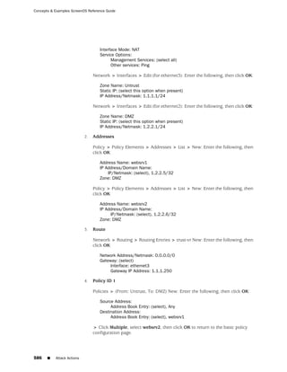 ScreenOS 6.1 Concepts & Examples