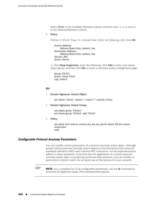 ScreenOS 6.1 Concepts & Examples