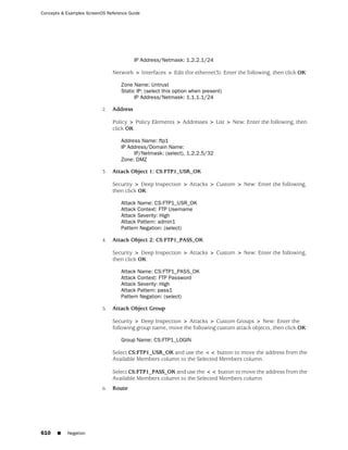 ScreenOS 6.1 Concepts & Examples