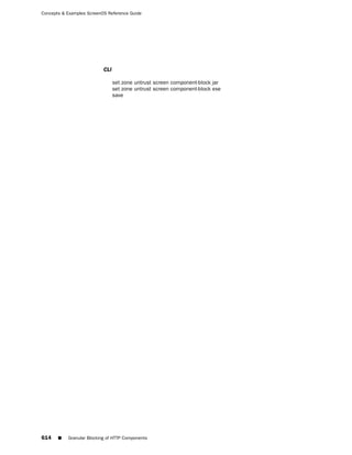 ScreenOS 6.1 Concepts & Examples