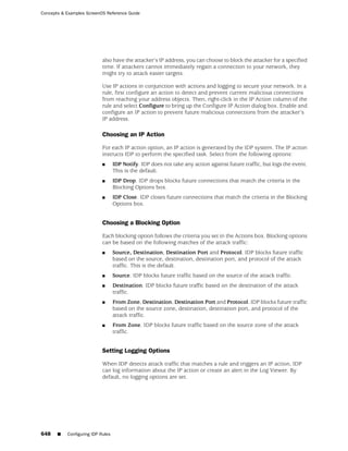 ScreenOS 6.1 Concepts & Examples