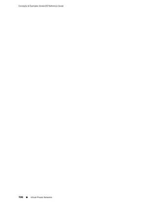 ScreenOS 6.1 Concepts & Examples