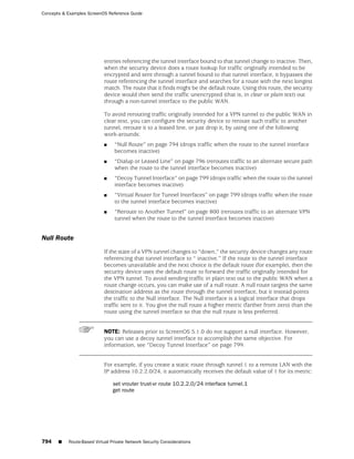ScreenOS 6.1 Concepts & Examples