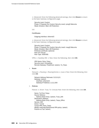 ScreenOS 6.1 Concepts & Examples