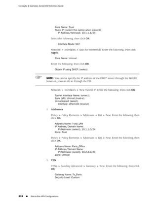 ScreenOS 6.1 Concepts & Examples