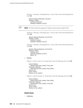 ScreenOS 6.1 Concepts & Examples