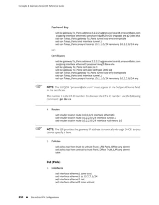 ScreenOS 6.1 Concepts & Examples