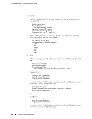 ScreenOS 6.1 Concepts & Examples