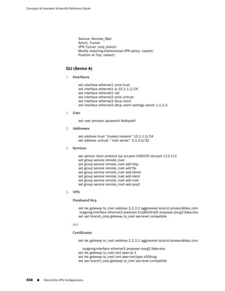 ScreenOS 6.1 Concepts & Examples