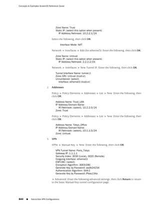 ScreenOS 6.1 Concepts & Examples